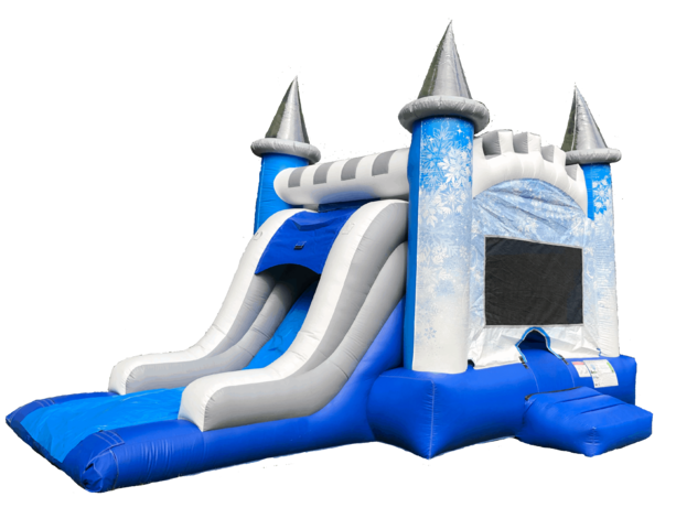 Snowflakes Bounce House-Slide Dry